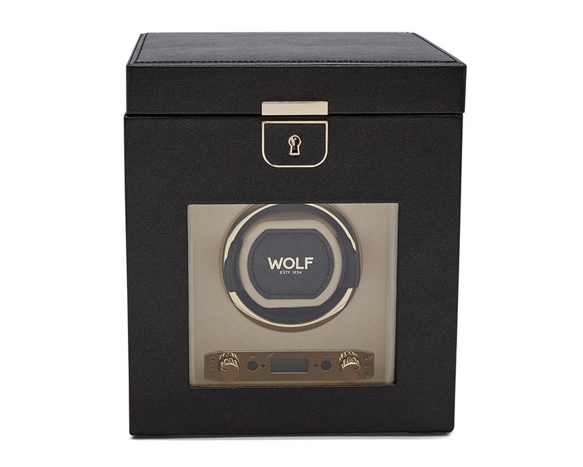 Wolf 1834 PALERMO SINGLE WINDER WITH JEWELLERY STORAGE