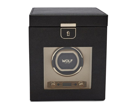 Wolf 1834 PALERMO SINGLE WINDER WITH JEWELLERY STORAGE