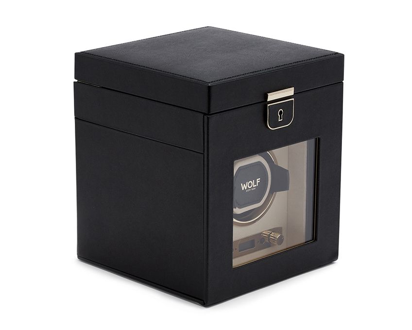 Wolf 1834 PALERMO SINGLE WINDER WITH JEWELLERY STORAGE