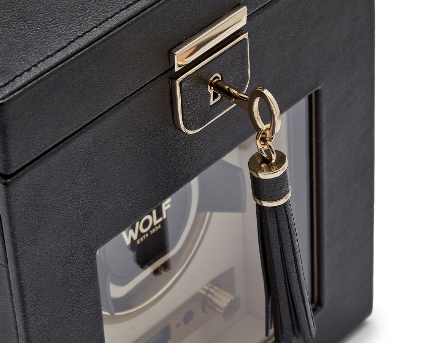 Wolf 1834 PALERMO SINGLE WINDER WITH JEWELLERY STORAGE