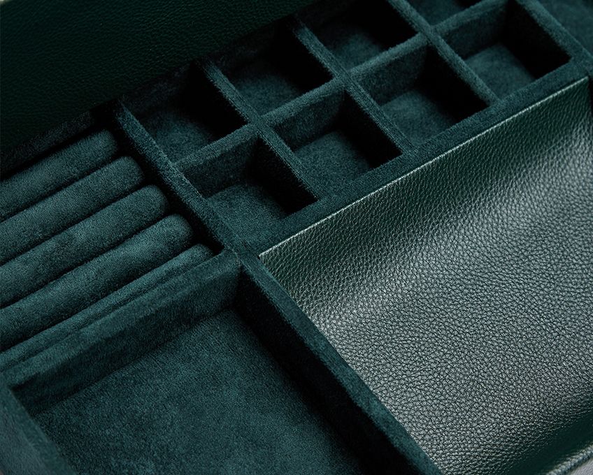 Wolf 1834 BRITISH RACING 10 PIECE WATCH BOX WITH STORAGE