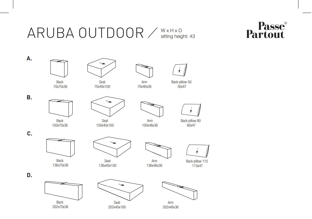 Passe Partout Aruba Outdoor elements