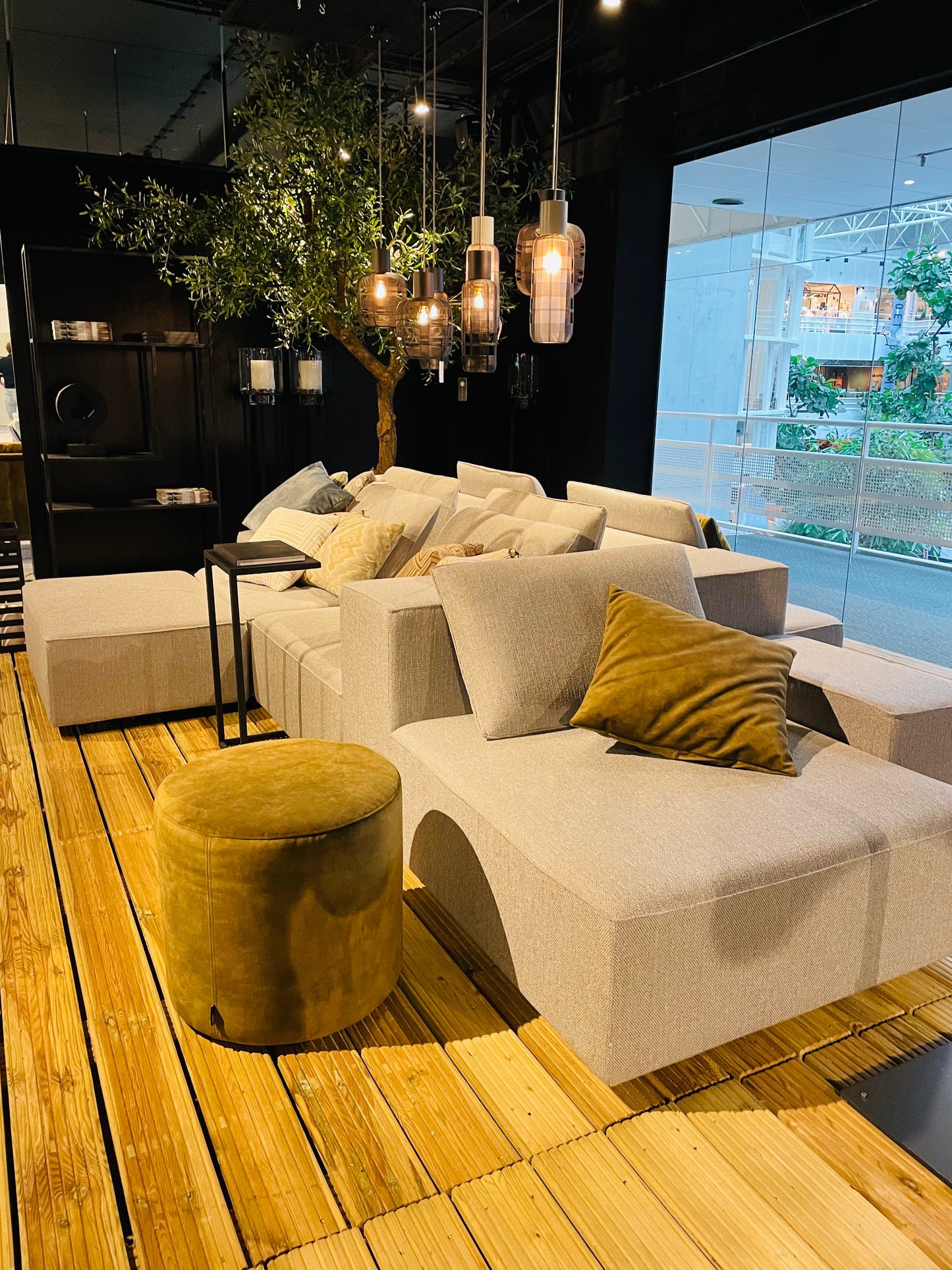 Passe Partout Outdoor Aruba setup twisted gray