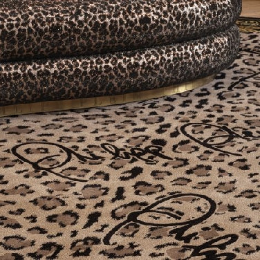 "Explore the luxurious and exotic allure of the CARPET JUNGLE 300X400CM by Eichholtz, curated in collaboration with Phillipp Plein. A masterpiece of design and opulence."
