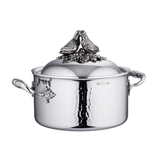Ruffoni lovebirds edition soup pot pan with domed lid 20cm